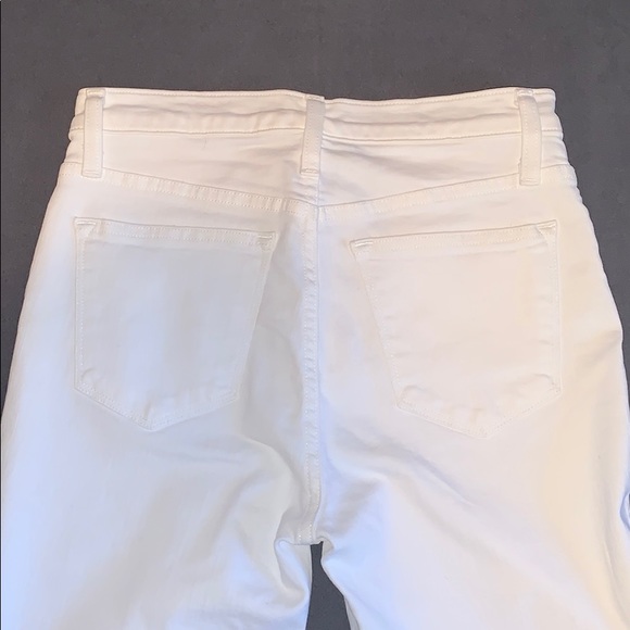 NWT J.Crew 9" Toothpick Button front size 27 white - Picture 7 of 10